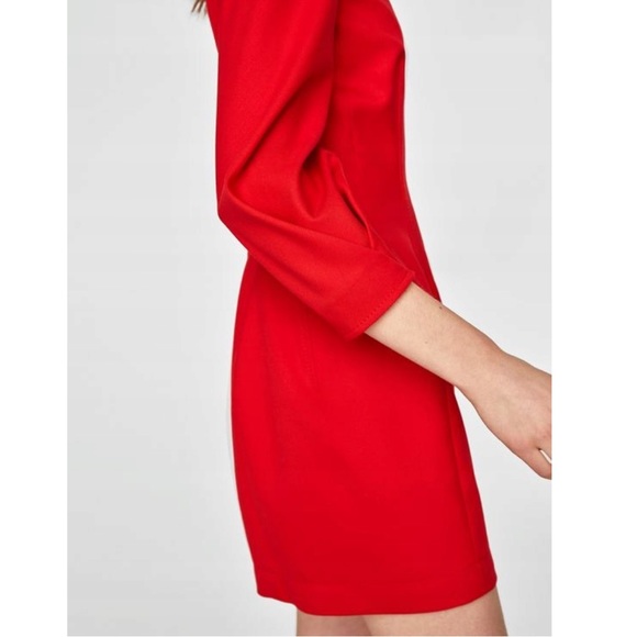 Zara Tulip Dress with 3/4 Sleeves Size Medium - Picture 4 of 13